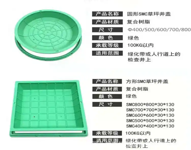峨眉山树脂复合种植井盖展示